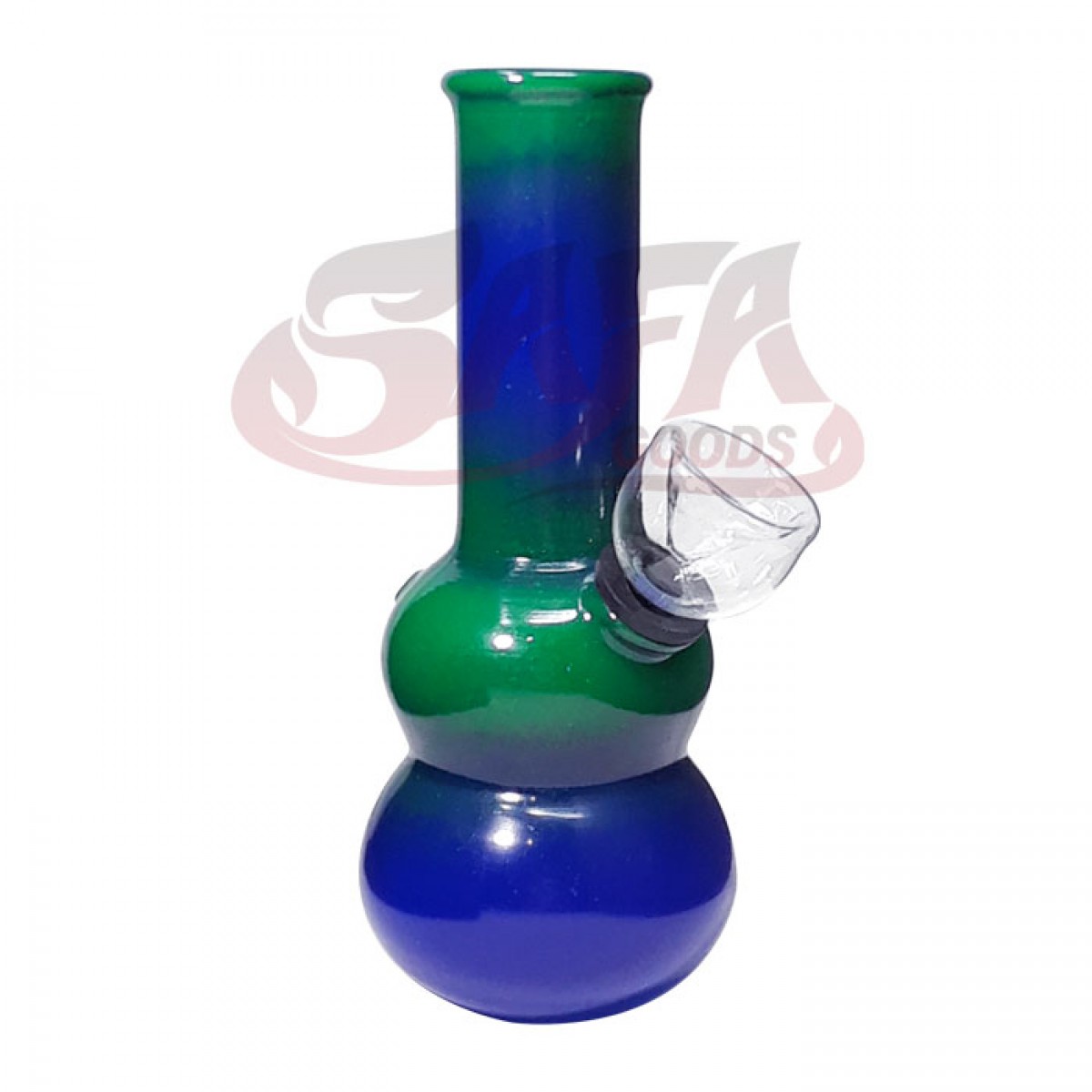 5 Inch Rubber on Glass Water Pipes